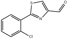 2-(2-CHLORO-PHENYL)-THIAZOLE-4-CARBALDEHYDE Structural