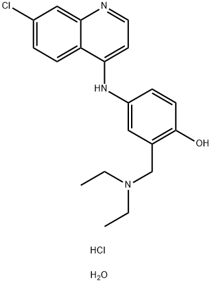 Amodiaquin dihydrochloride dihydrate Structural