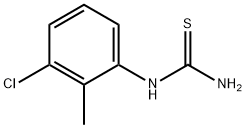 1-(3-CHLORO-2-METHYLPHENYL)-2-THIOUREA Structural