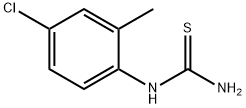 1-(4-CHLORO-2-METHYLPHENYL)-2-THIOUREA Structural