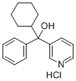 alpha-Cyclohexyl-alpha-(3-pyridyl)benzyl alcohol hydrochloride Structural