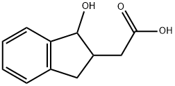 1-HYDROXY-2-INDANACETIC ACID Structural