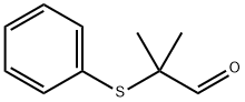 2-METHYL-2-(PHENYLSULFANYL)PROPANAL Structural