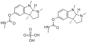 ESERINE SULFATE Structural