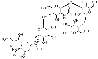 ALPHA-NEU5AC-[2->6]-BETA-GAL-[1->4]-BETA-GLCNAC-[1->3]-BETA-GAL-[1->4]-GLC SODIUM SALT