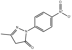 1-(4-NITROPHENYL)-3-METHYL-5-PYRAZOLONE Structural