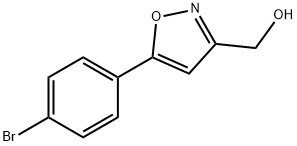 (5-(4-BROMOPHENYL)ISOXAZOL-3-YL)METHANOL Structural