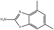 2-Benzothiazolamine,4,6-dimethyl-(9CI) Structural