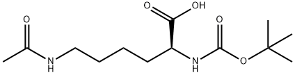 BOC-LYS(AC)-OH Structural