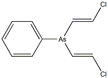 Bis(2-chlorovinyl)phenylarsine Structural