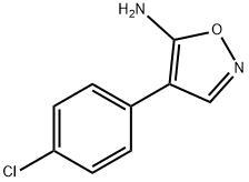 4-(4-Chloro-phenyl)-isoxazol-5-ylamine Structural