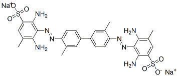 disodium 3,3'-[(3,3'-dimethyl[1,1'-biphenyl]-4,4'-diyl)bis(azo)]bis[2,4-diamino-5-methylbenzenesulphonate] ]