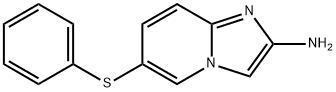 IMidazo[1,2-a]pyridin-2-aMine, 6-(phenylthio)- Structural