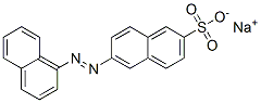 sodium 6-(1-naphthylazo)naphthalene-2-sulphonate  