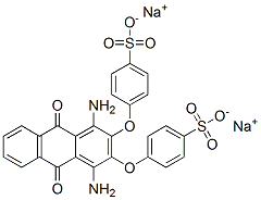 disodium 4,4'-[(1,4-diamino-9,10-dihydro-9,10-dioxo-2,3-anthrylene)bis(oxy)]bis[benzenesulphonate]  