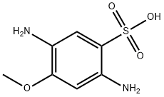 2,5-diamino-4-methoxybenzenesulphonic acid Structural
