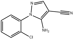 5-AMINO-1-(2-CHLOROPHENYL)-1H-PYRAZOLE-4 Structural