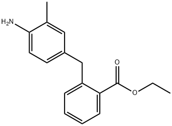 ethyl 2-(4-amino-3-methylbenzyl)benzoate Structural