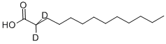 TRIDECANOIC-2,2-D2 ACID Structural