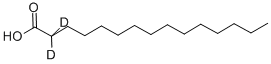 2,2-DIDEUTEROPENTADECANOIC ACID Structural