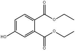 diethyl 4-hydroxyphthalate Structural