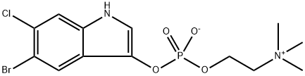 5-BROMO-6-CHLORO-3-INDOXYL CHOLINE PHOSPHATE Structural