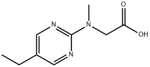 Glycine, N-(5-ethyl-2-pyrimidinyl)-N-methyl- (9CI) Structural