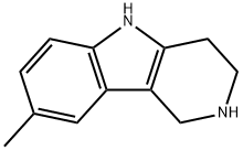 2,3,4,5-TETRAHYDRO-8-METHYL-1H-PYRIDO[4,3-B]INDOLE Structural