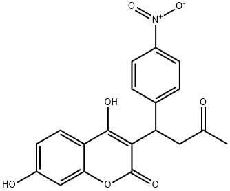 rac 7-Hydroxy Acenocoumarol Structural