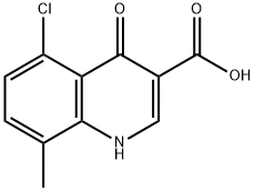 5-CHLORO-4-HYDROXY-8-METHYLQUINOLINE-3-CARBOXYLIC ACID