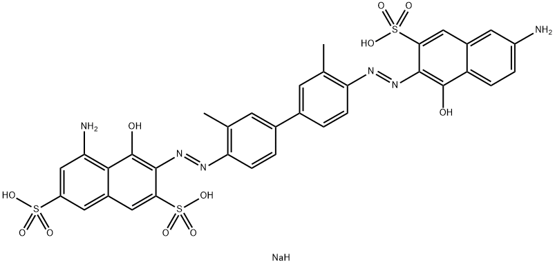 trisodium 5-amino-3-[[4'-[(6-amino-1-hydroxy-3-sulphonato-2-naphthyl)azo]-3,3'-dimethyl[1,1'-biphenyl]-4-yl]azo]-4-hydroxynaphthalene-2,7-disulphonate