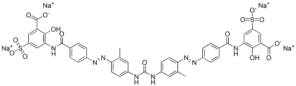 tetrasodium 3,3'-[carbonylbis[imino(2-methyl-4,1-phenylene)azo-4,1-phenylenecarbonylimino]]bis[5-sulphonatosalicylate]  