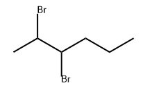 2,3-DIBROMOHEXANE Structural