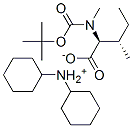 N-BOC-N-Α-METHYL-L-ISOLEUCINE DICYCLOHEXYLAMMONIUM SALT Structural