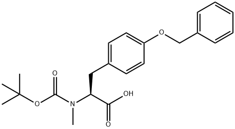 Boc-N-alpha-methyl-O-benzyl-L-tyrosine Structural