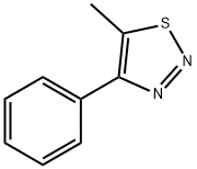 5-METHYL-4-PHENYL-1,2,3-THIADIAZOLE Structural