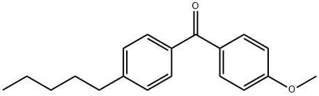 4-METHOXY-4'-N-PENTYLBENZOPHENONE Structural