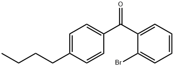 2-BROMO-4'-N-BUTYLBENZOPHENONE Structural