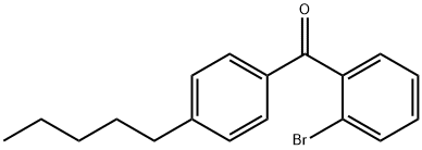 2-BROMO-4'-N-PENTYLBENZOPHENONE Structural