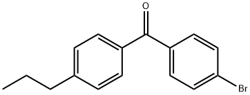 4-BROMO-4'-N-PROPYLBENZOPHENONE Structural