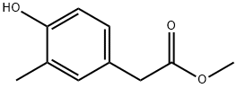 (4-Hydroxy-3-methyl-phenyl)-acetic acid methyl ester Structural