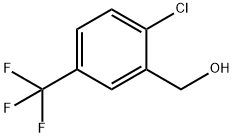 2-Chloro-5-(trifluoromethyl)benzyl alcohol Structural