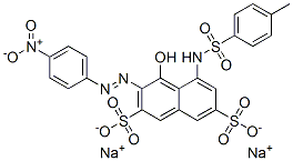 disodium 4-hydroxy-3-[(4-nitrophenyl)azo]-5-[[(p-tolyl)sulphonyl]amino]naphthalene-2,7-disulphonate 