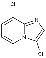 IMidazo[1,2-a]pyridine, 3,8-dichloro- Structural