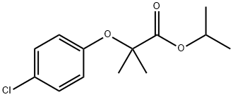 ISOPROPYL 2-(4-CHLOROPHENOXY)-2-METHYLPROPANOATE Structural