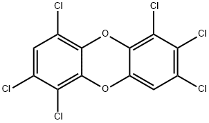 1,2,3,6,7,9-HEXACHLORODIBENZO-PARA-DIOXIN Structural