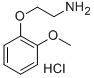 2-(2-Methoxyphenoxy)ethylamine hydrochloride  Structural Picture