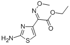 Ethyl 2-(2-aminothiazol-4-yl)-2-methoxyiminoacetate Structural