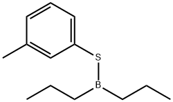 Borinic acid,dipropylthio-3-methylphenyl ester Structural