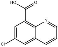 6-chloroquinoline-8-carboxylic acid Structural